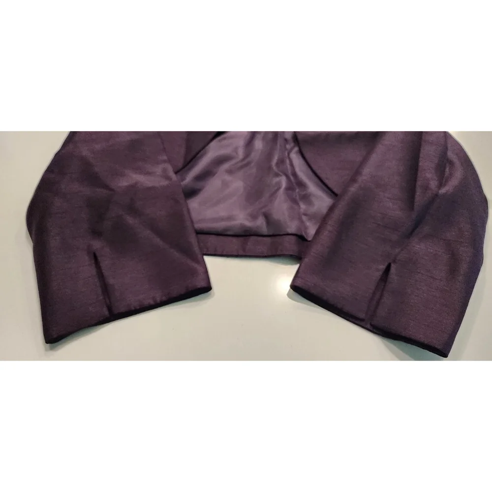 Jessica Howard Formal Evening Gown Dress & Jacket Women's 6 Eggplant Purple - Picture 11 of 16